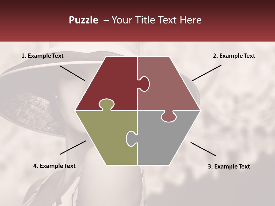 Beach Single Lifestyle PowerPoint Template