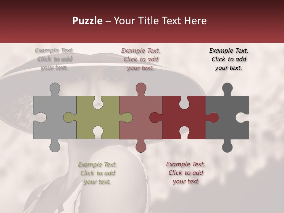 Beach Single Lifestyle PowerPoint Template