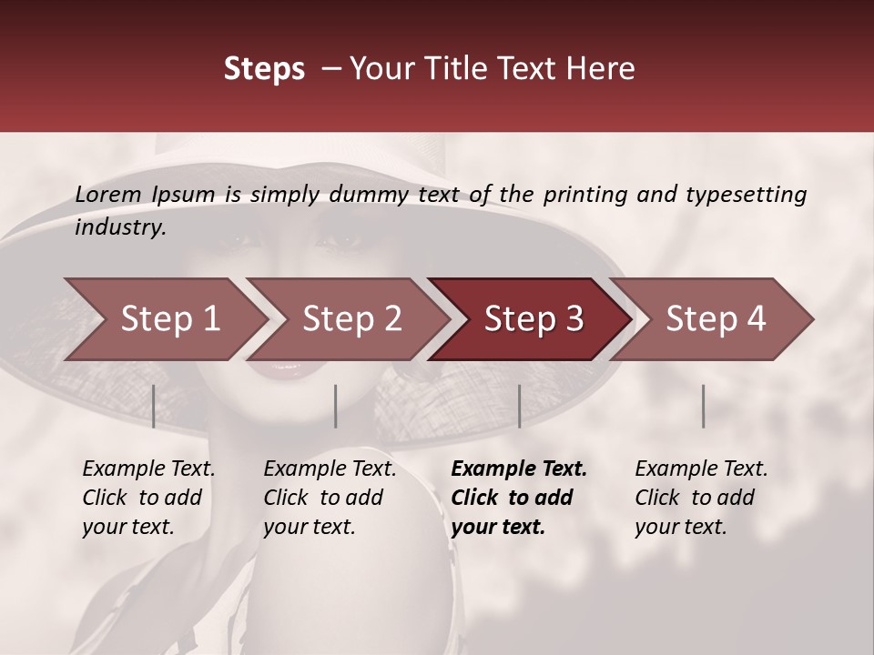 Beach Single Lifestyle PowerPoint Template