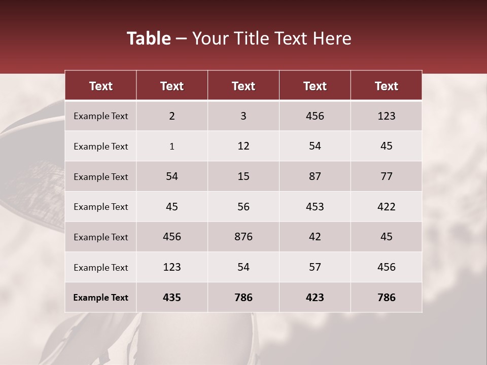 Beach Single Lifestyle PowerPoint Template