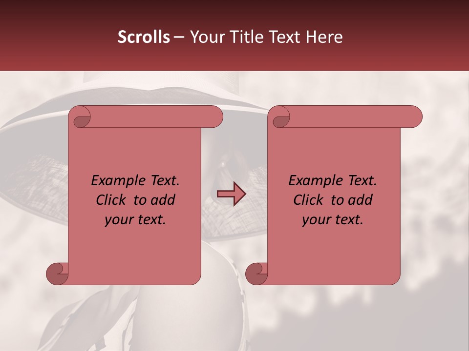 Beach Single Lifestyle PowerPoint Template