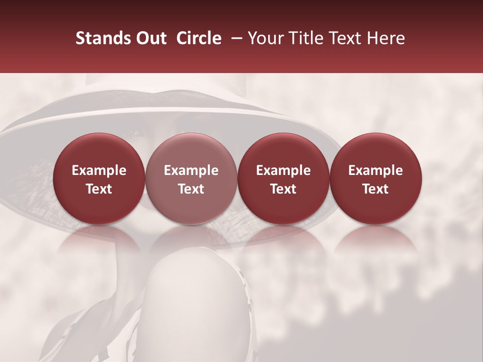 Beach Single Lifestyle PowerPoint Template