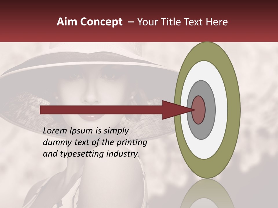 Beach Single Lifestyle PowerPoint Template