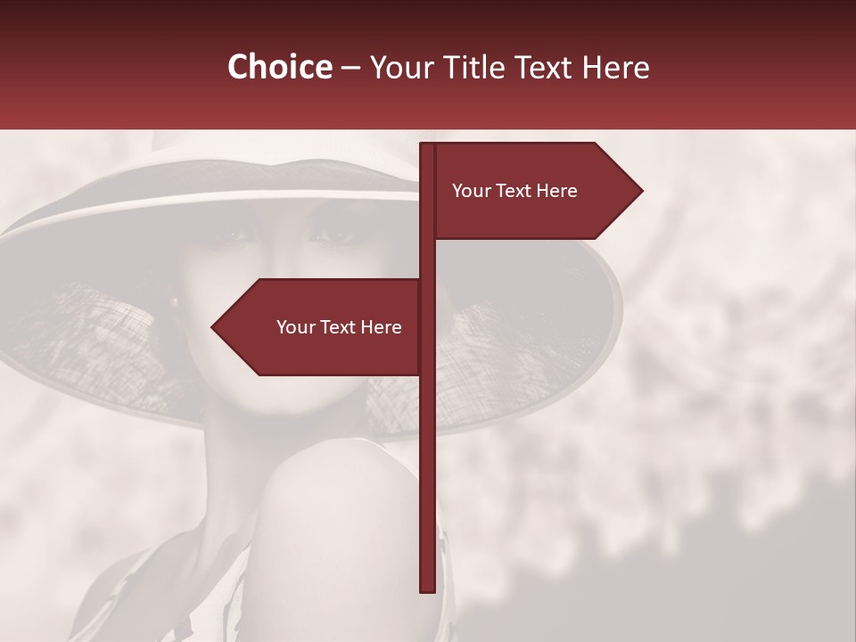 Beach Single Lifestyle PowerPoint Template