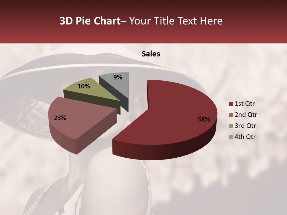 Beach Single Lifestyle PowerPoint Template