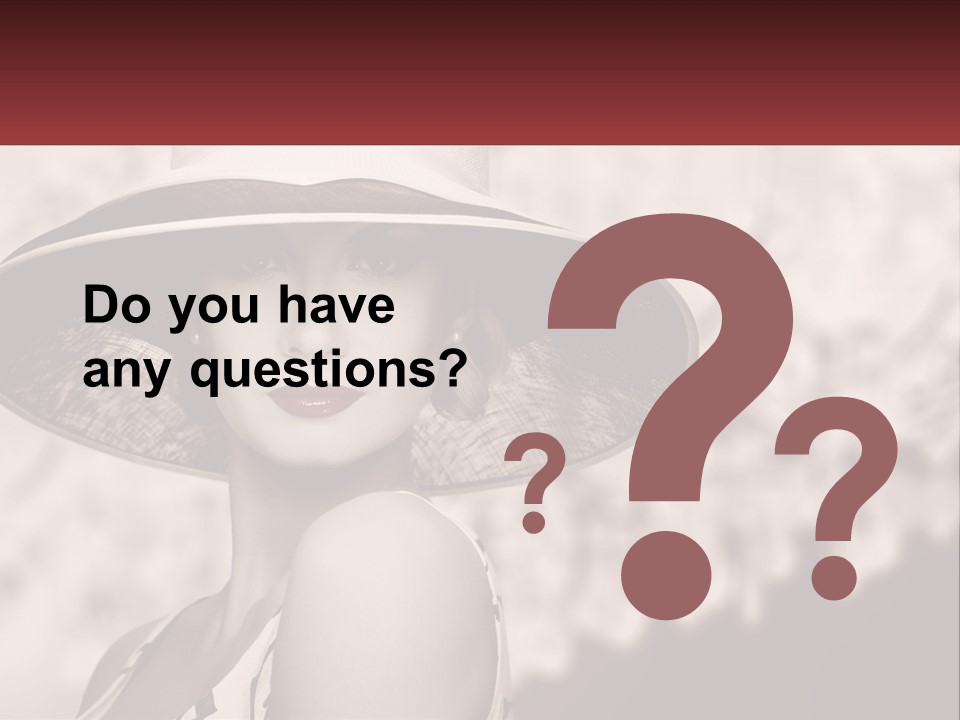 Beach Single Lifestyle PowerPoint Template