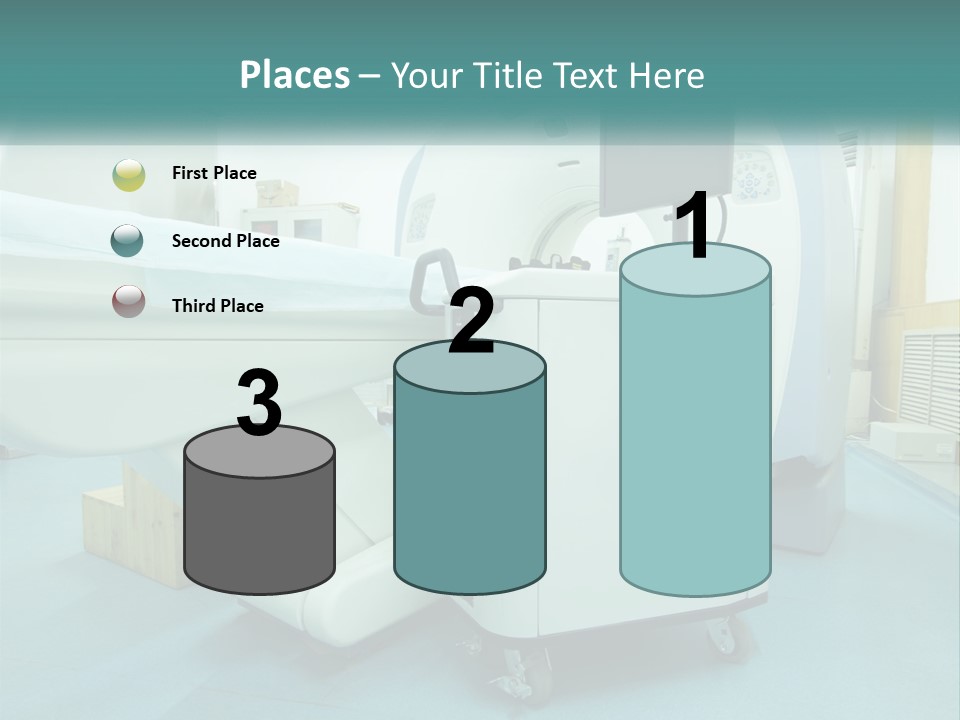 Pensioner Beach Standing PowerPoint Template