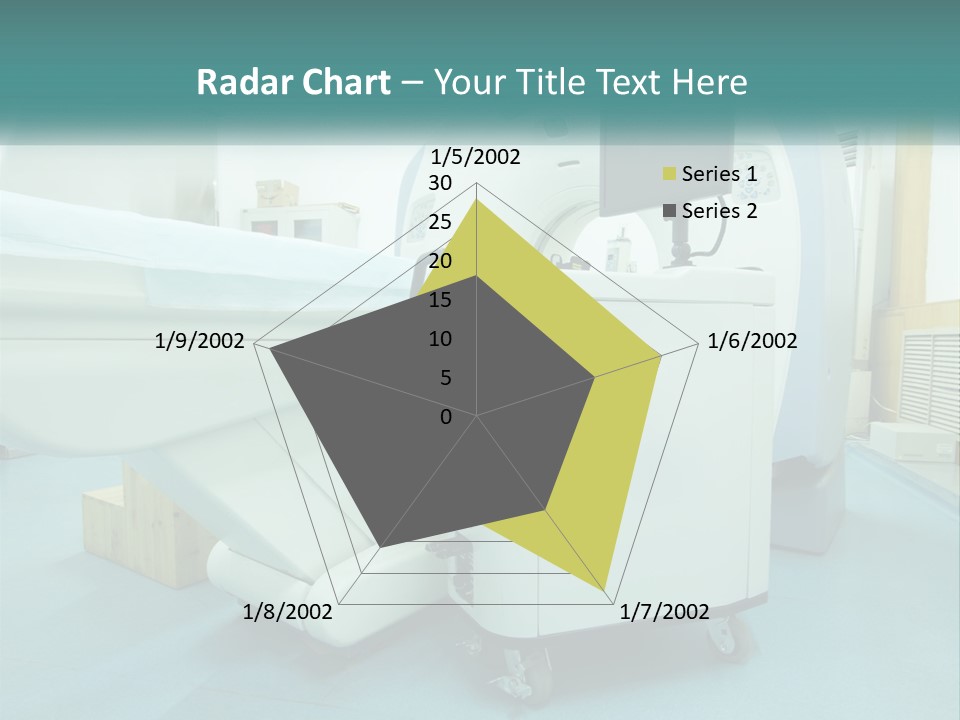 Pensioner Beach Standing PowerPoint Template