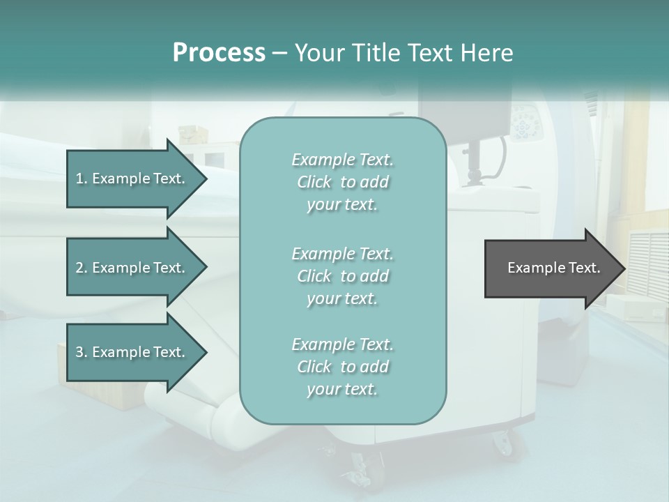 Pensioner Beach Standing PowerPoint Template
