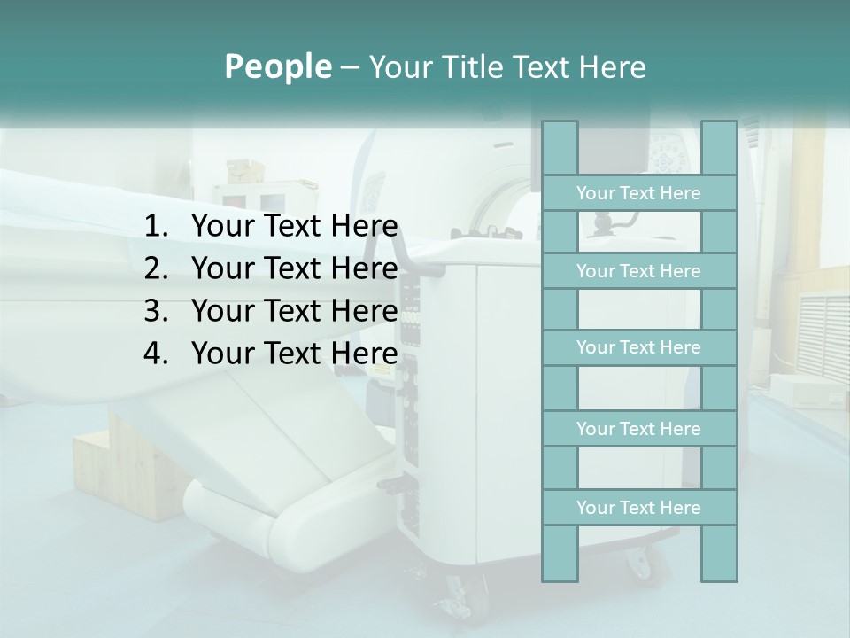 Pensioner Beach Standing PowerPoint Template