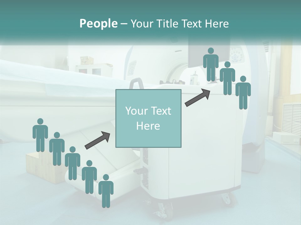 Pensioner Beach Standing PowerPoint Template