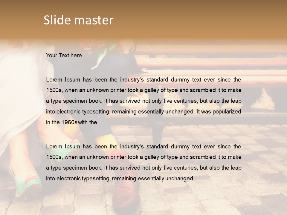 Sunset Standing Old PowerPoint Template