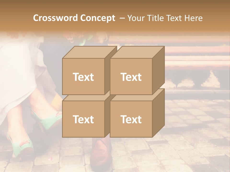 Sunset Standing Old PowerPoint Template