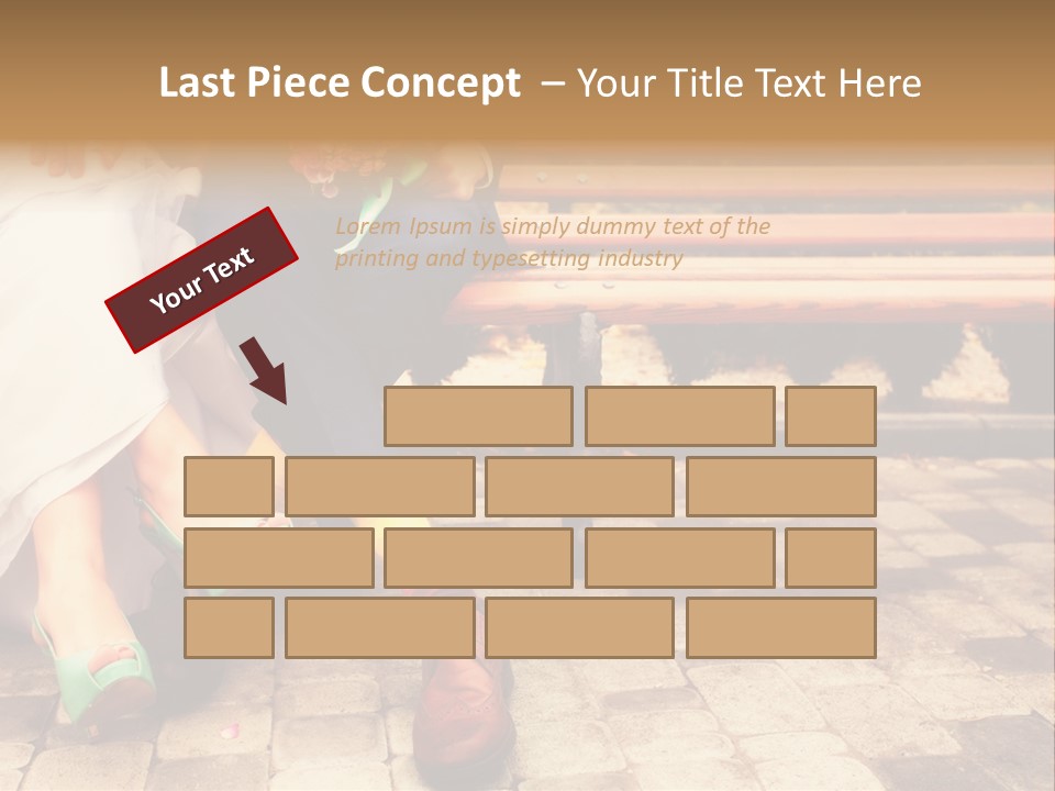 Sunset Standing Old PowerPoint Template