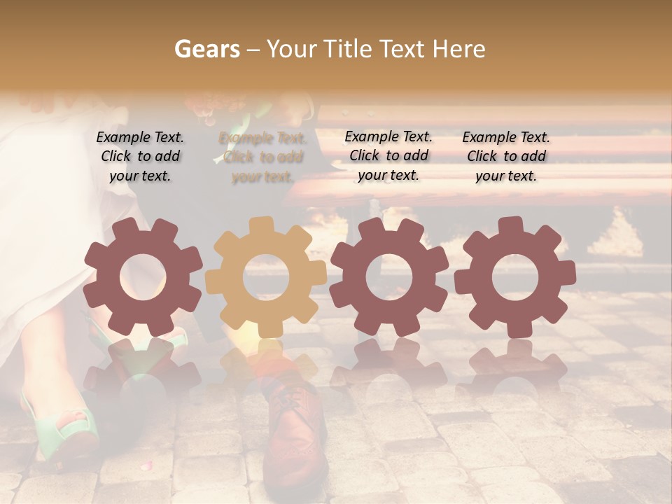 Sunset Standing Old PowerPoint Template