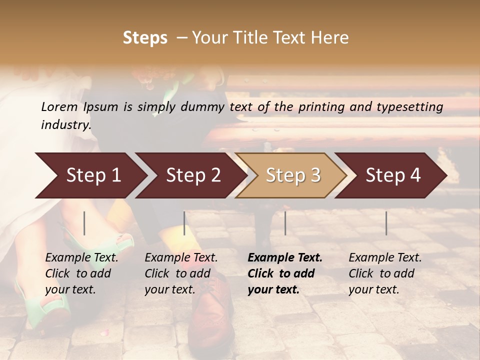Sunset Standing Old PowerPoint Template