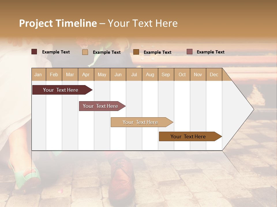Sunset Standing Old PowerPoint Template