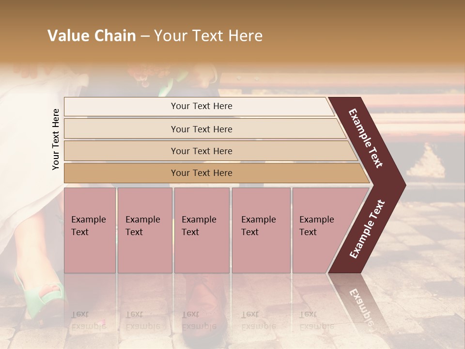 Sunset Standing Old PowerPoint Template