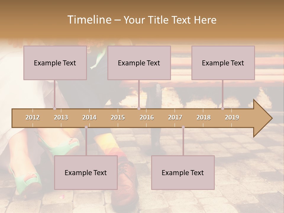 Sunset Standing Old PowerPoint Template