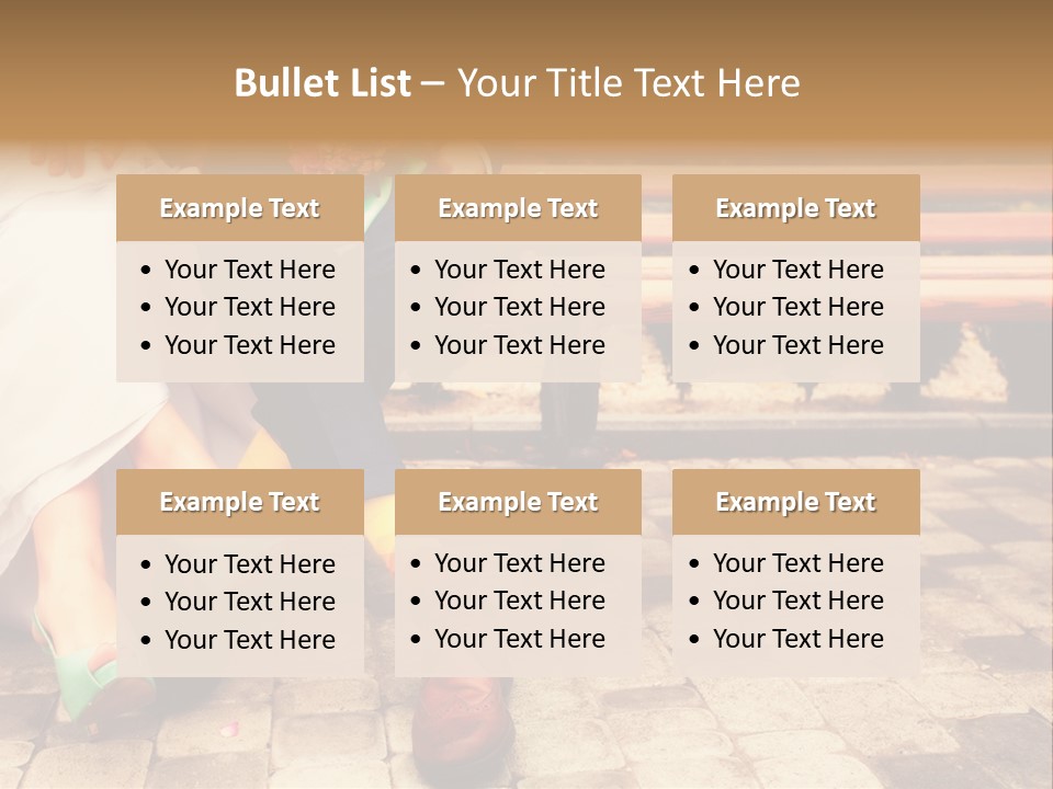 Sunset Standing Old PowerPoint Template