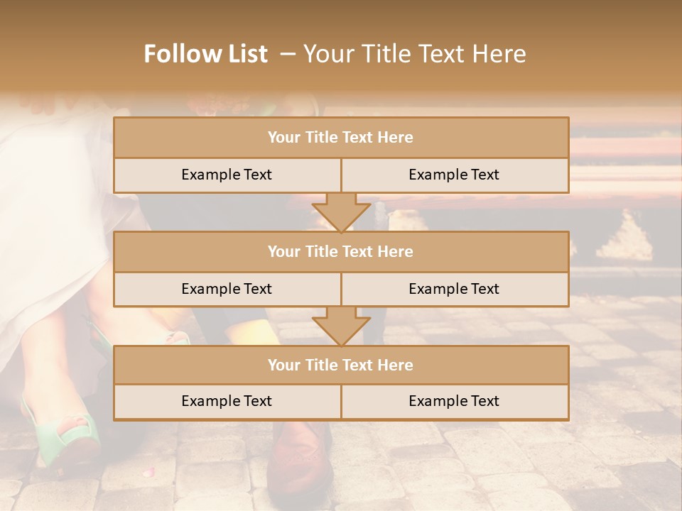 Sunset Standing Old PowerPoint Template