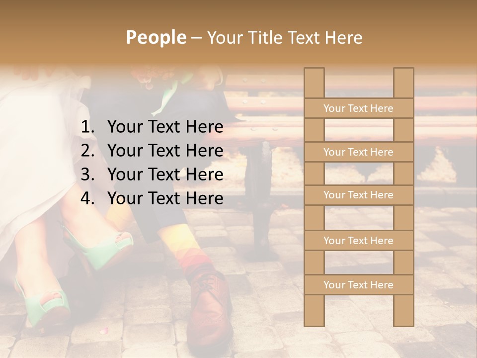 Sunset Standing Old PowerPoint Template