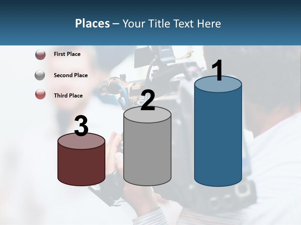 Peaceful Daughter White PowerPoint Template