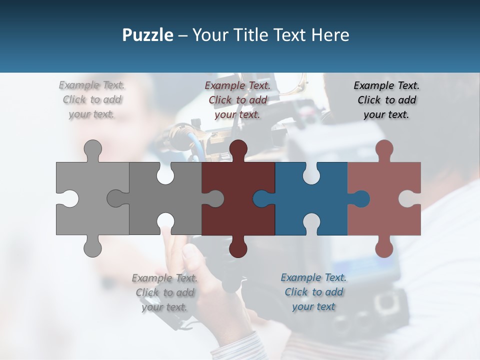 Peaceful Daughter White PowerPoint Template