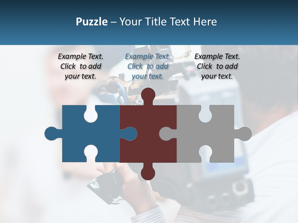 Peaceful Daughter White PowerPoint Template