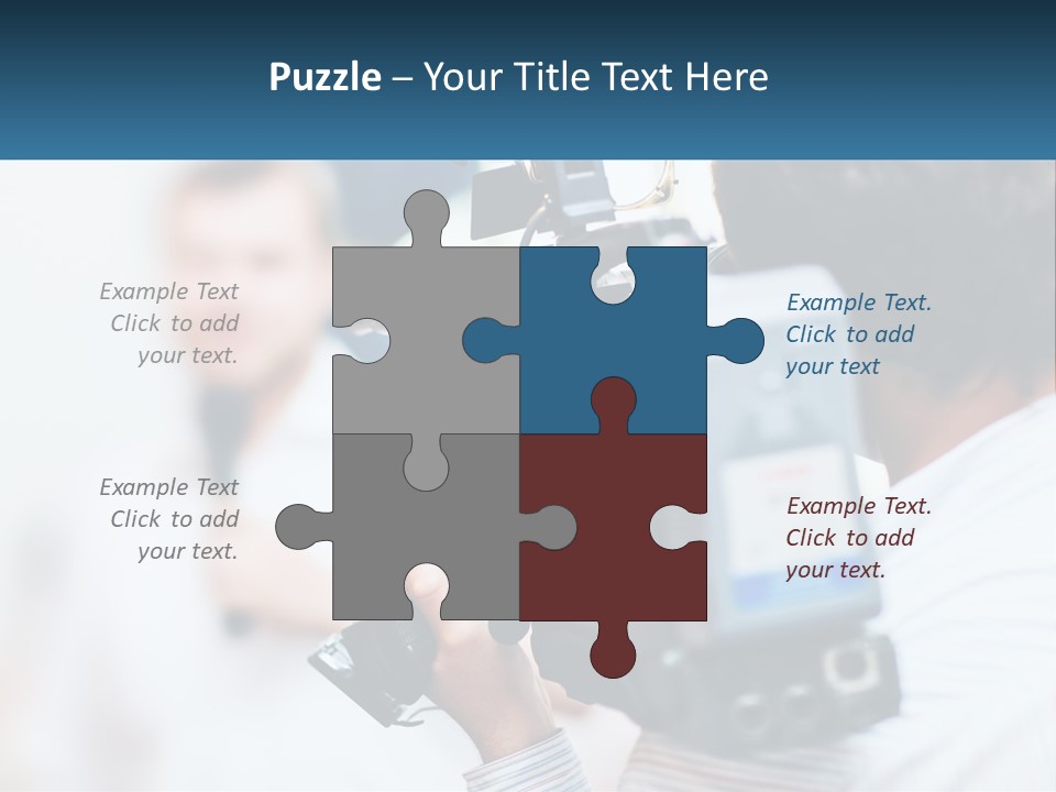 Peaceful Daughter White PowerPoint Template