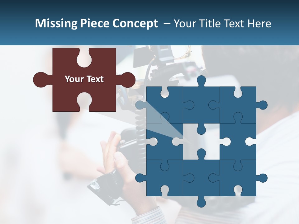 Peaceful Daughter White PowerPoint Template