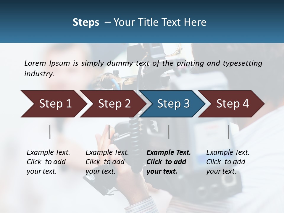 Peaceful Daughter White PowerPoint Template
