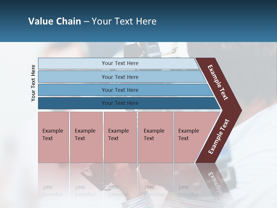 Peaceful Daughter White PowerPoint Template