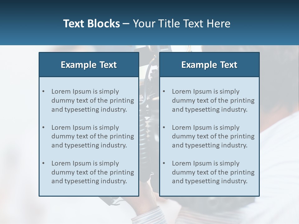 Peaceful Daughter White PowerPoint Template