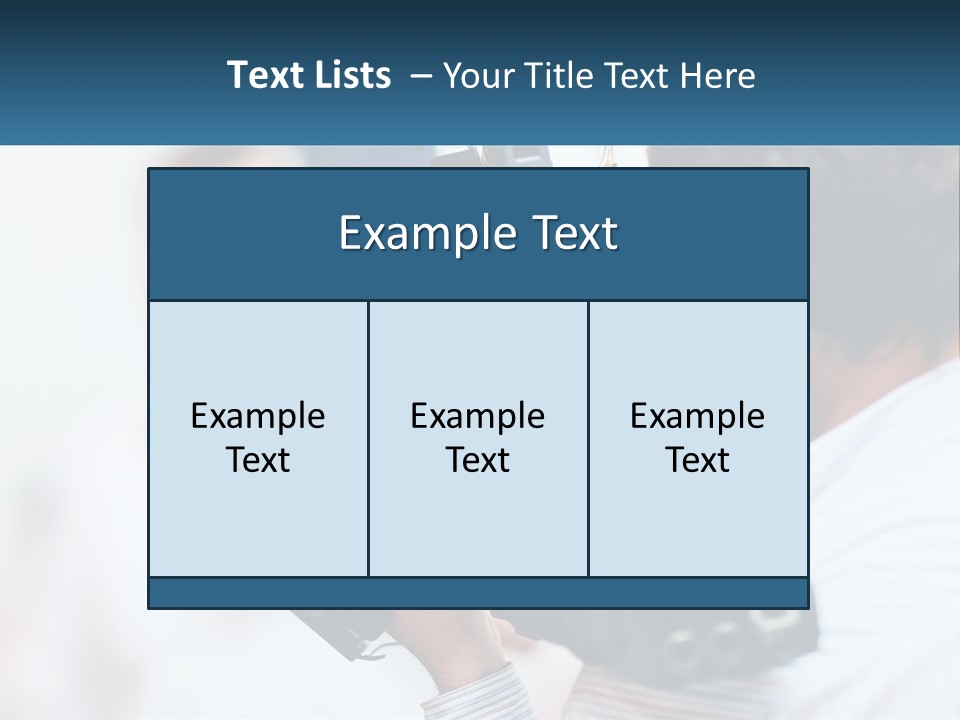 Peaceful Daughter White PowerPoint Template