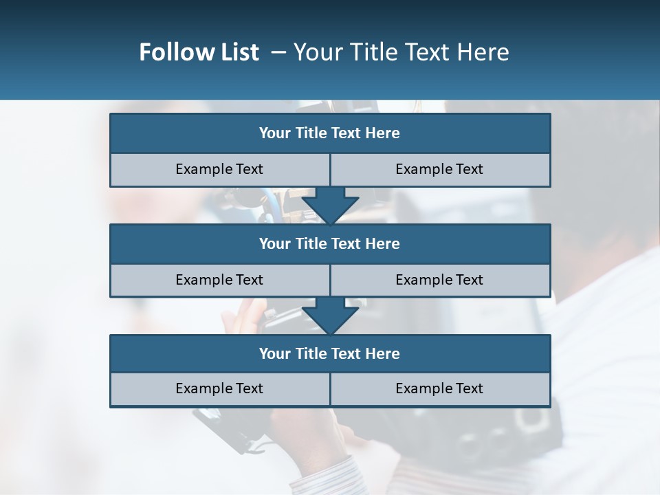 Peaceful Daughter White PowerPoint Template