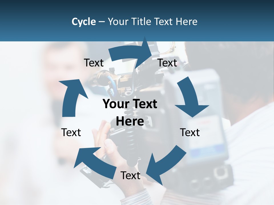 Peaceful Daughter White PowerPoint Template