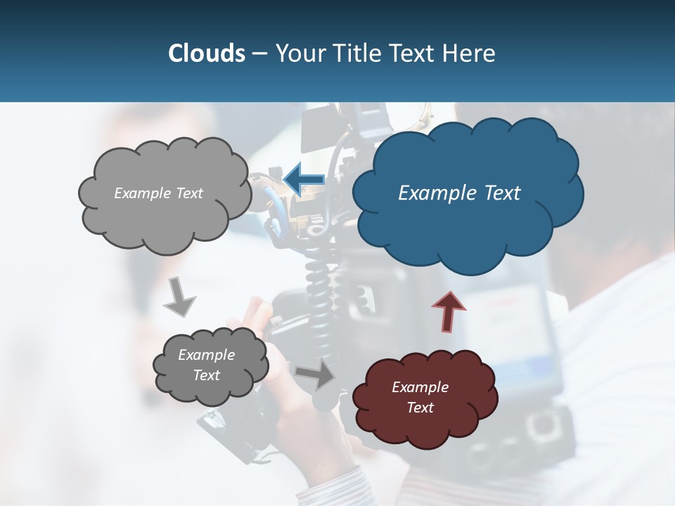 Peaceful Daughter White PowerPoint Template