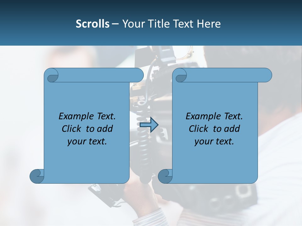 Peaceful Daughter White PowerPoint Template