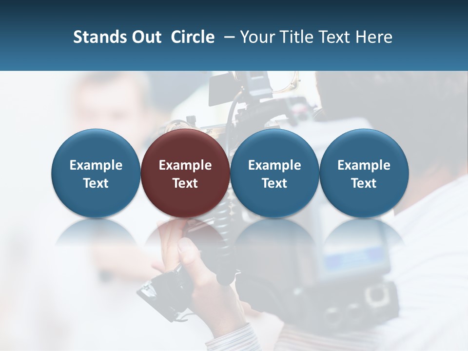 Peaceful Daughter White PowerPoint Template