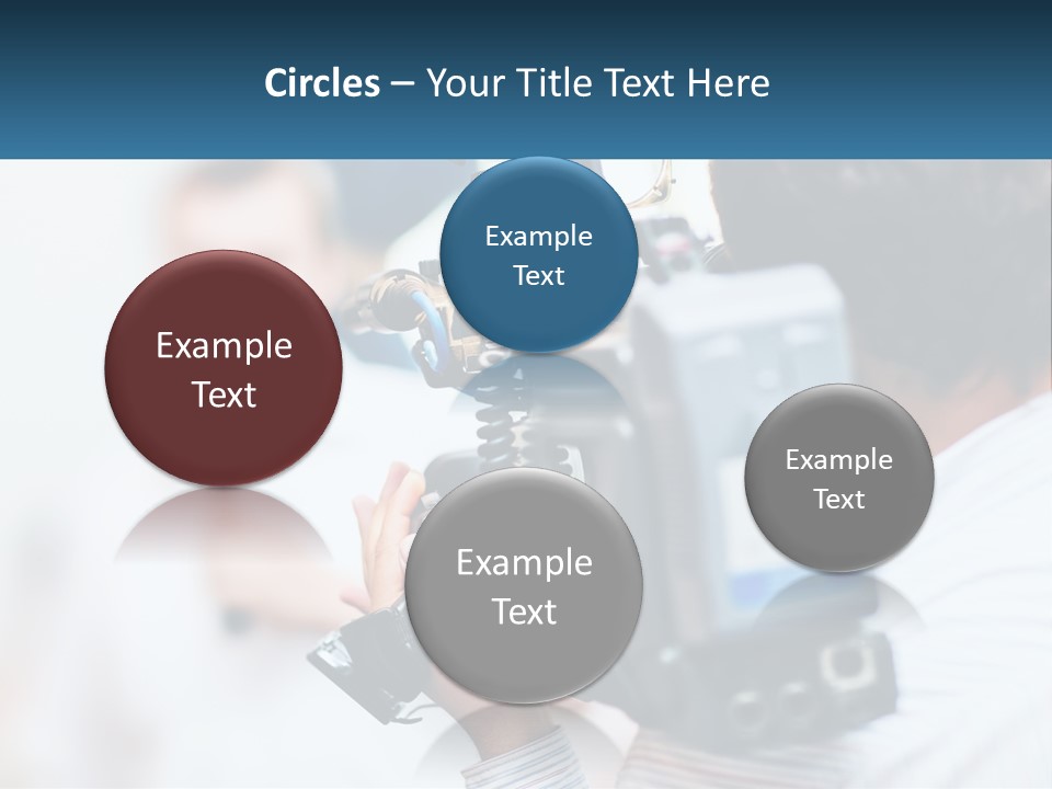 Peaceful Daughter White PowerPoint Template