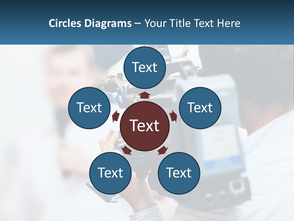 Peaceful Daughter White PowerPoint Template