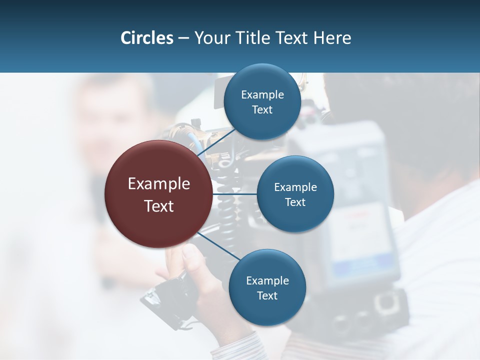 Peaceful Daughter White PowerPoint Template