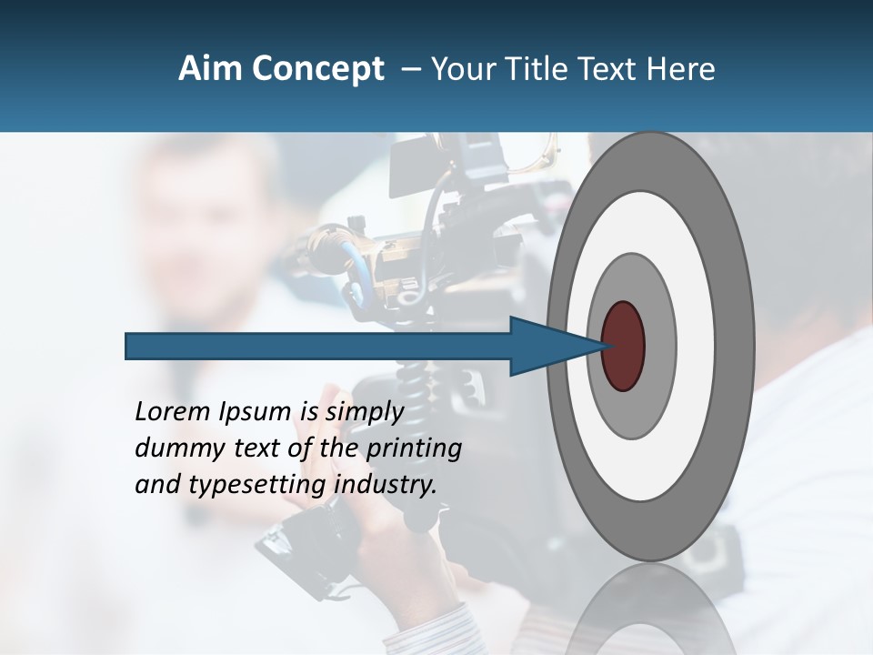 Peaceful Daughter White PowerPoint Template