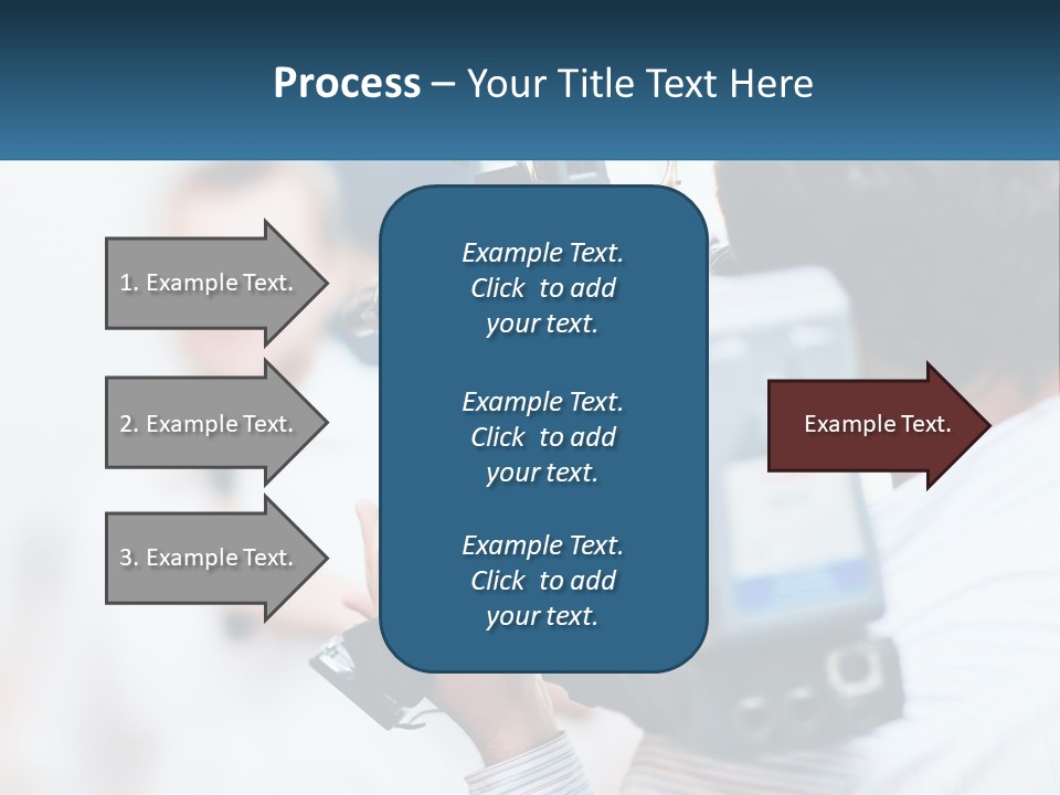 Peaceful Daughter White PowerPoint Template