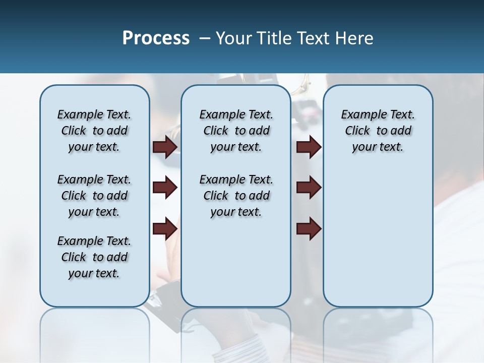 Peaceful Daughter White PowerPoint Template