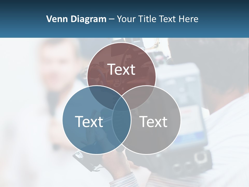 Peaceful Daughter White PowerPoint Template