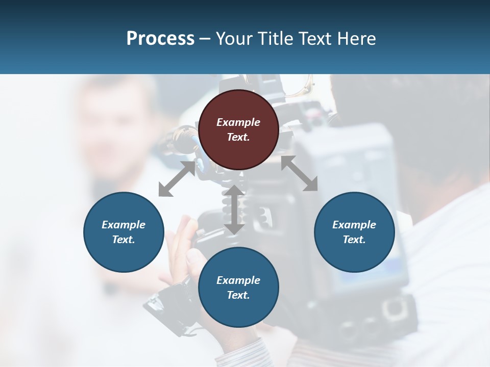 Peaceful Daughter White PowerPoint Template