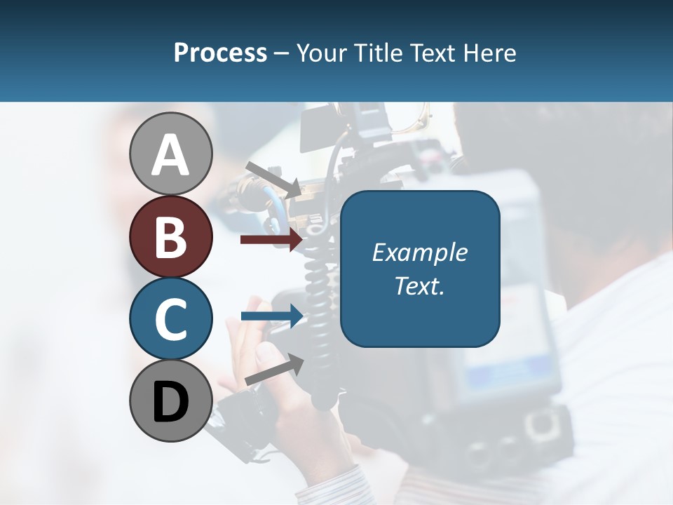 Peaceful Daughter White PowerPoint Template