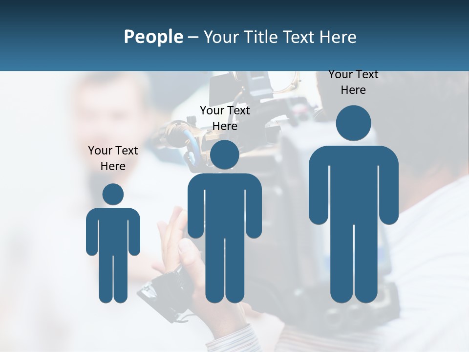 Peaceful Daughter White PowerPoint Template